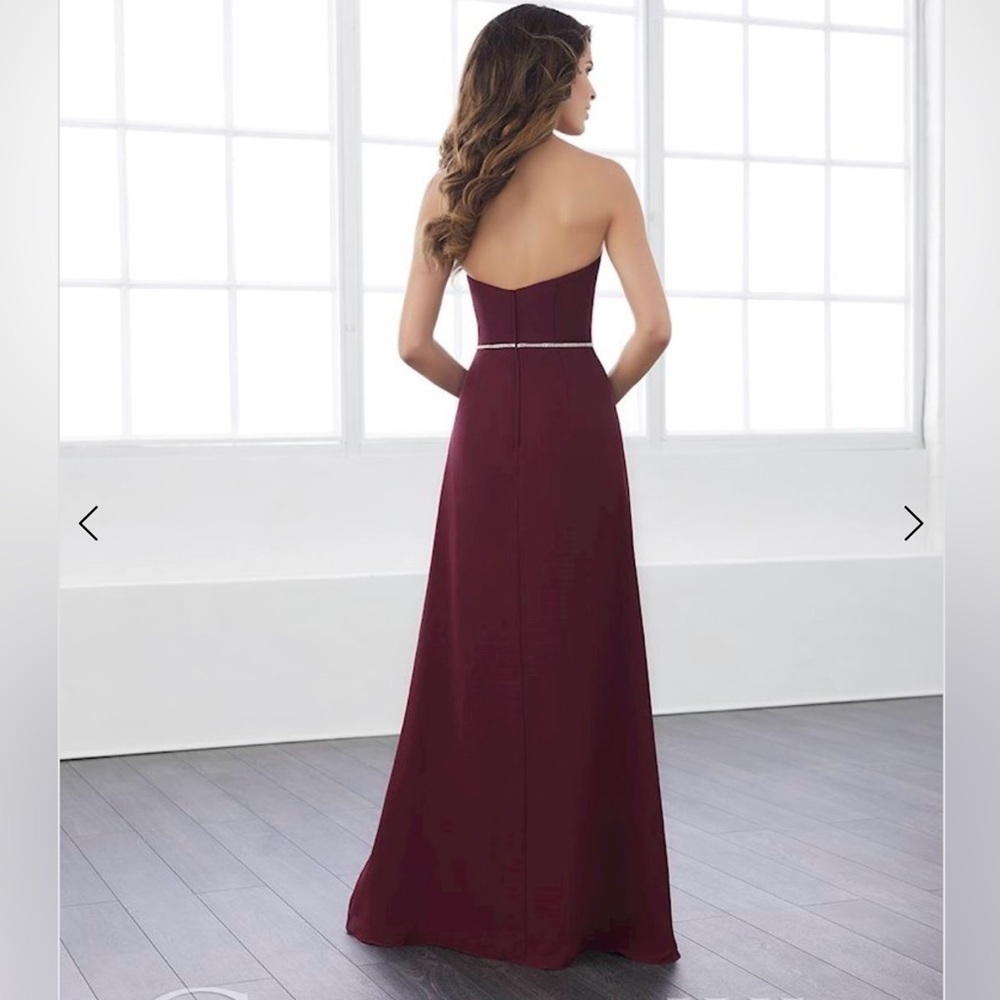Christina Wu Rose Chiffon Formal Dress Size 12 | Bridesmaid Wedding Guest - Picture 3 of 15